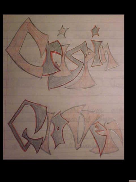 My Crispin writing homepage thingy....